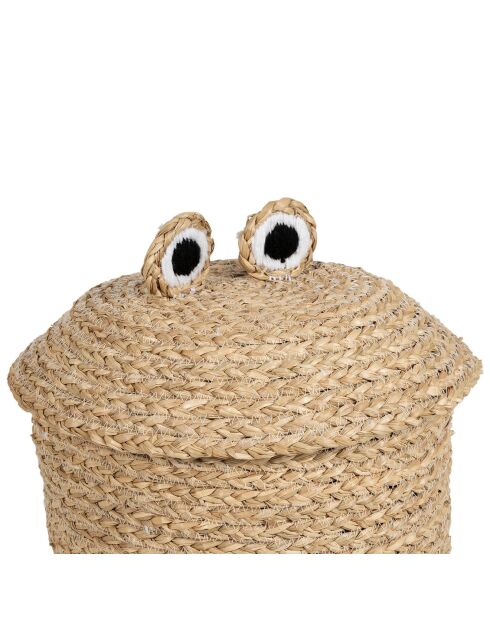 Cestino in alghe di granchio naturale/rosso