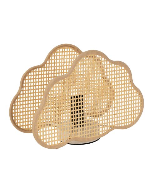 Lampe en Bambou Nuage naturel - 24x10xH.16.5cm