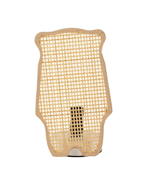 Natürliche Bären-Bambuslampe - 14x11xH.24cm