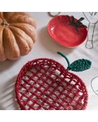 Plat Tomate rouge - 18x17.5cm