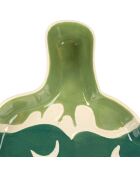 Plat Brocoli vert- 17.5x17.5cm
