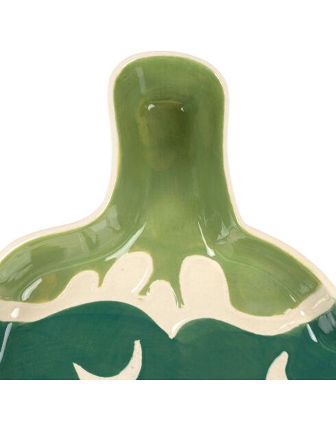 Plat Brocoli vert- 17.5x17.5cm