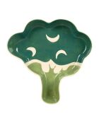 Plat Brocoli vert- 17.5x17.5cm