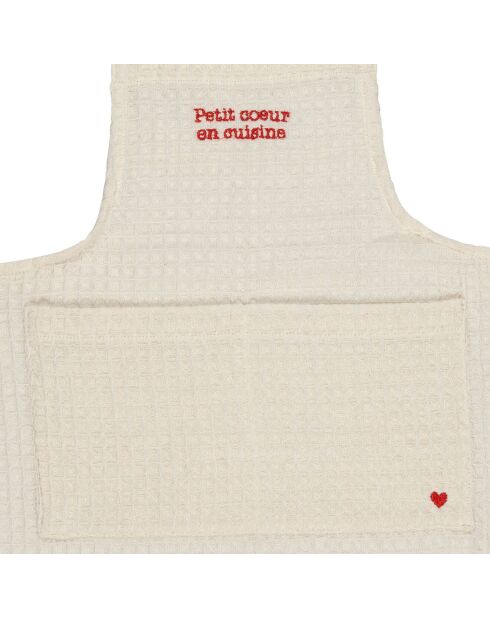 Tablier Enfant beige -  55x45cm