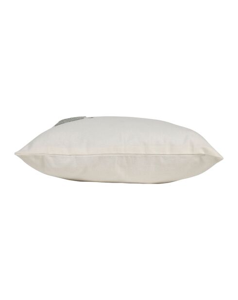 Housse de coussin Banquise blanche - 45x45cm