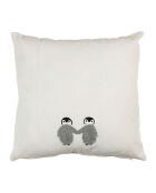 Housse de coussin Banquise blanche - 45x45cm