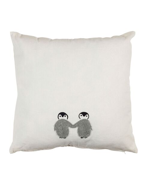 Housse de coussin Banquise blanche - 45x45cm