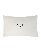 Housse de coussin blanche - 50x30cm