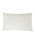 Housse de coussin blanche - 50x30cm