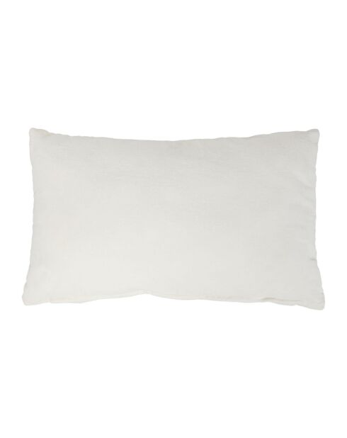 Housse de coussin blanche - 50x30cm