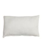 Fodera per cuscino bianca - 50x30cm