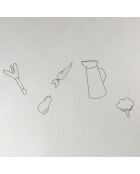 Mantel blanco - 250 x 145 cm