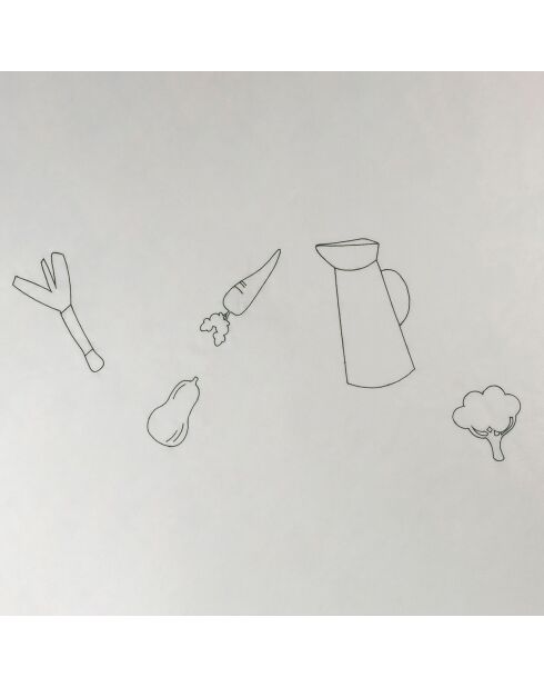 Mantel blanco - 250 x 145 cm