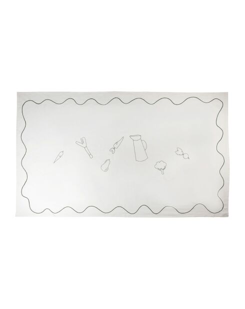 Mantel blanco - 250 x 145 cm