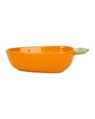 Coupelle Carotte orange -  12x17.5xH.4.5cm
