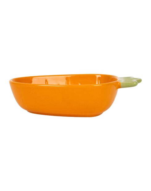 Coupelle Carotte orange -  12x17.5xH.4.5cm