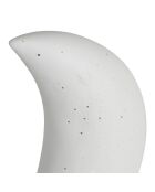 Luna witte porseleinen LED-lamp - 16x10xH.26cm
