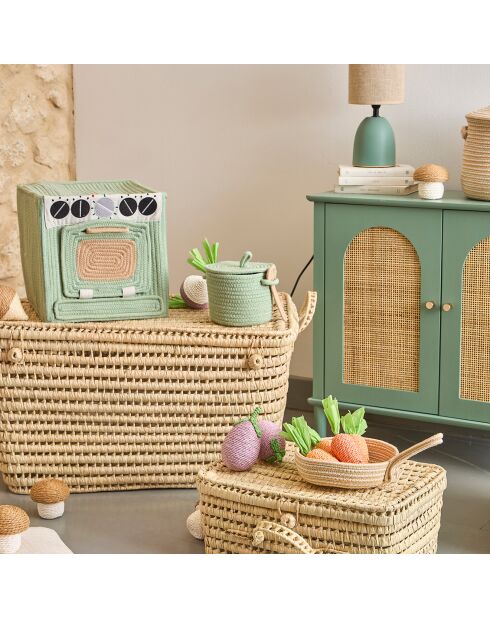 Décoration Navet violette-  D.9x18cm