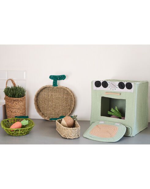 Décoration Radis marron -  D.7.5x14cm