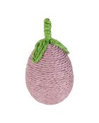 Décoration Aubergine violette -  D.7x13cm