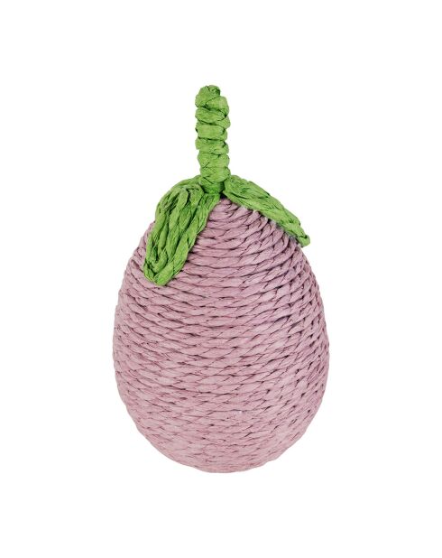 Décoration Aubergine violette -  D.7x13cm