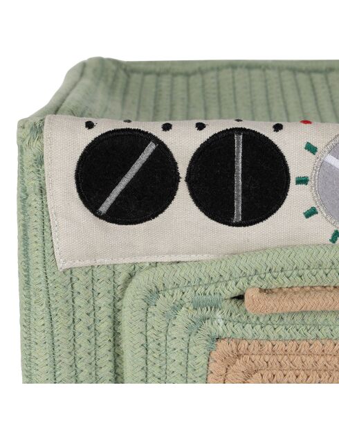 Four Sweet Dream Aufbewahrungsbox, 30 x 30 x H 33 cm, Grün