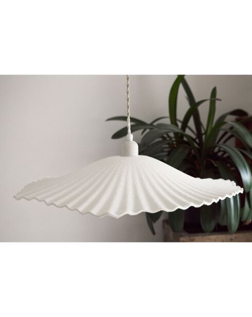 Suspension Songes blanche - 62x49cm