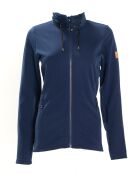 Veste seconde couche Stretch Lechaud fausse fourrure bleue