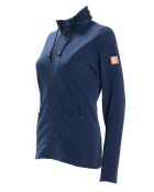 Veste seconde couche Stretch Lechaud fausse fourrure bleue