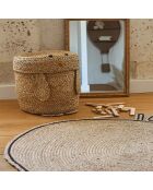 Cestino in alghe marine naturali a forma di pinguino