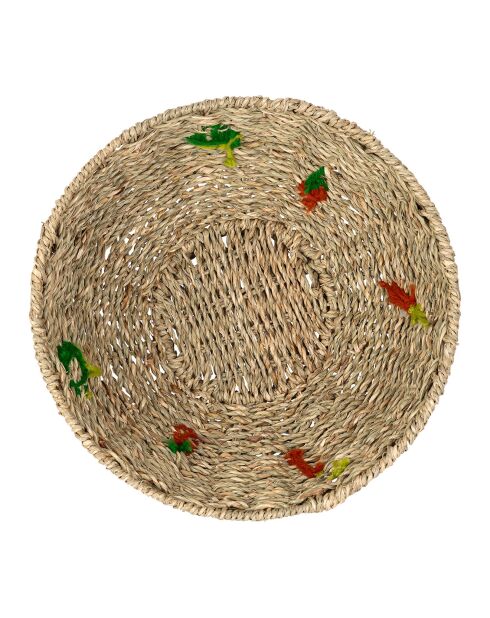 Coupe en Jonc de mer P'Tit Legume naturel - D.28xH.14cm