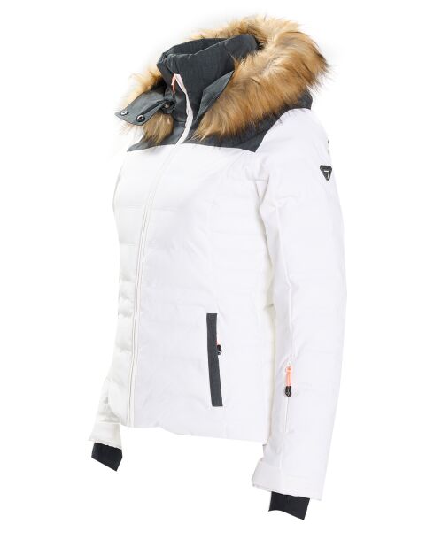 Veste de ski Traqui blanche