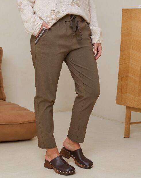 Pantalon Lila taupe