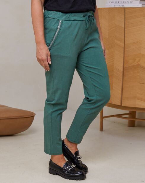 Pantalon Lila vert