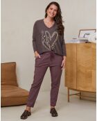 Pantalon Lila violet