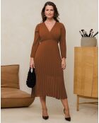 Robe Constance camel