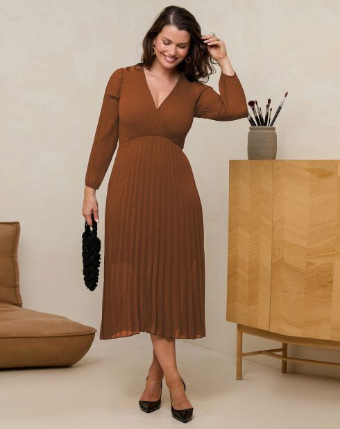 Robe Constance camel