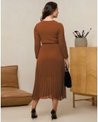 Robe Constance camel