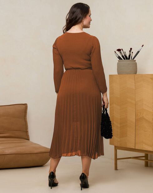 Robe Constance camel