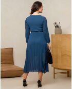 Robe Constance bleu canard
