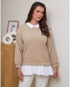 Pull Chemise Justine beige