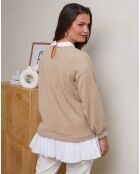 Pull Chemise Justine beige