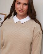 Pull Chemise Justine beige