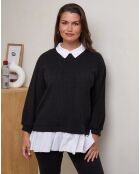 Pull Chemise Justine noir