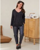 Pull en Laine mélangée Alice noir