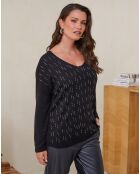 Pull en Laine mélangée Alice noir