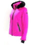 Veste de ski Geod fausse fourrure rose