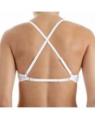 Soutien-gorge dos nu blanc