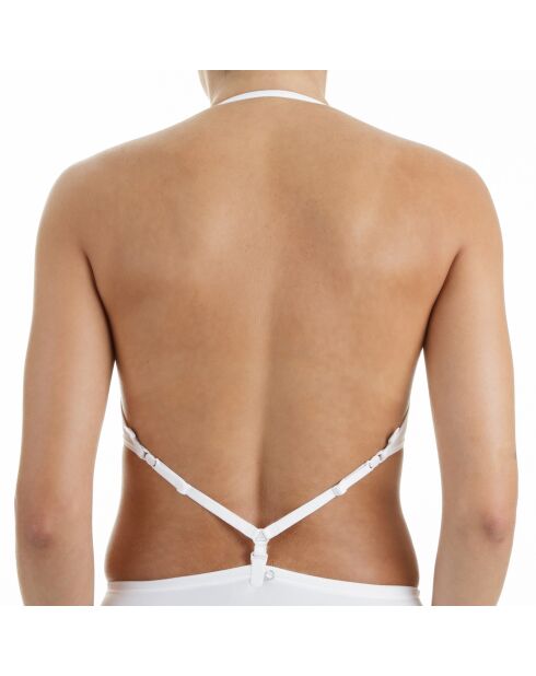 Soutien-gorge dos nu blanc