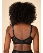 Soutien-gorge Minimiseur en dentelle Lisa noir